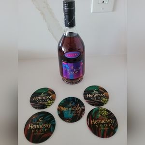 "New" Set of ten Hennessey VSOP drink coasters.